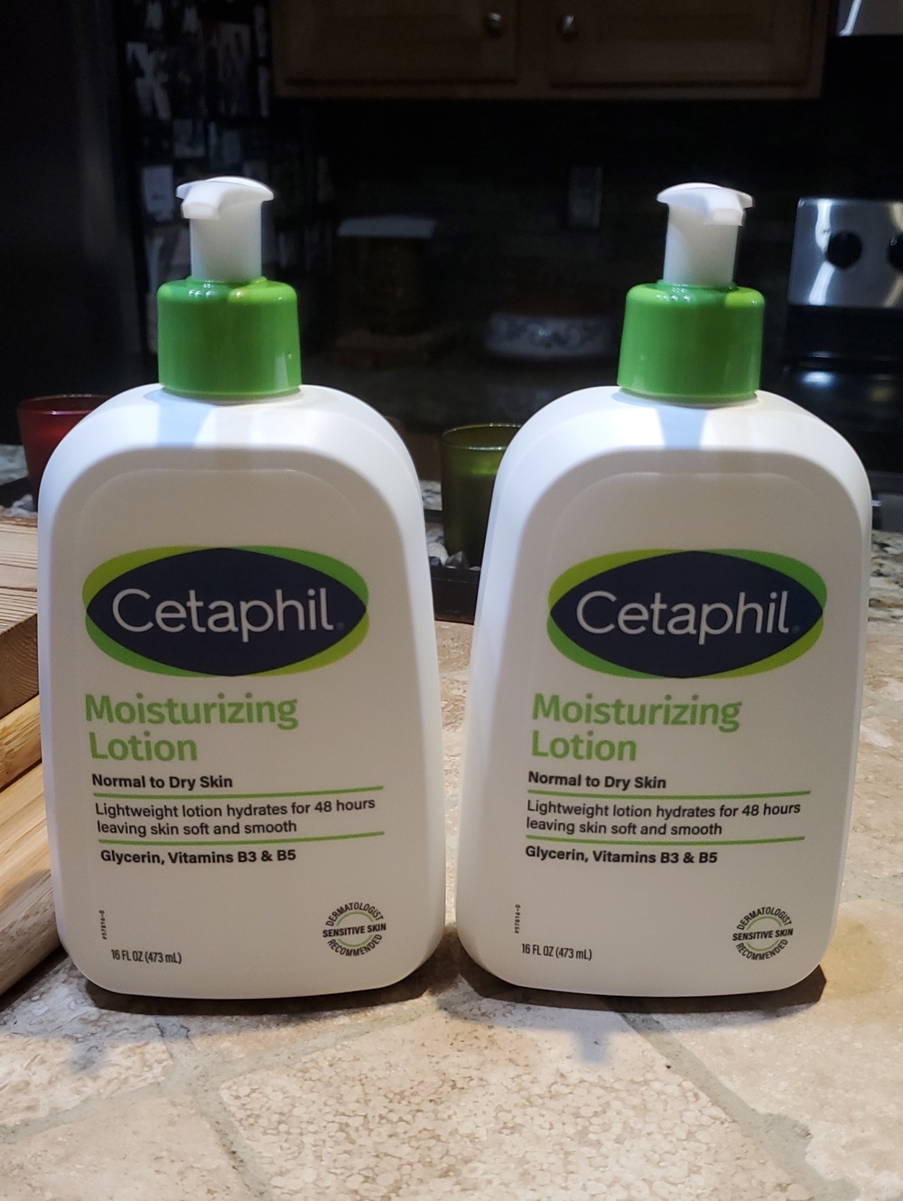 Cetaphil Moisturizing Lotion Face, Body (Lot Of 2) 16 Oz. Normal To Dry Skin New